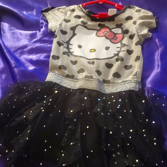 black hello kitty dress Dolls Kill Hello Kitty Pinafore Overall Mini Dress Black Zip Up Fit N Flare  Kawaii Punk
